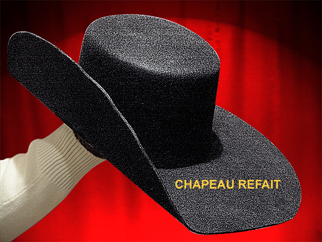COMMENT restaurer ou réparer les formes des chapeaux MOUSQUETAIRE